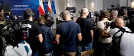 zdjęcie minister zdrowia Jolanty Sobierańskiej-Grendy z konferencji prasowej nt. planowanych zmian w ochronie zdrowia