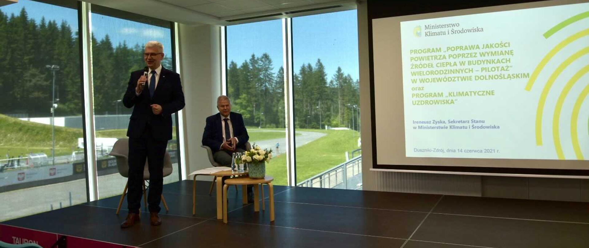 Wiceminister Zyska o programach NFOŚiGW w Dusznikach Zdroju
