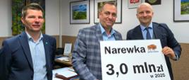 Wiceminister Mikołaj Drożała z wizytą w Narewce