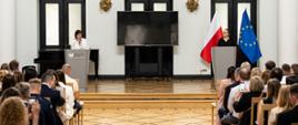 zdjęcie z przyznania odznaczeń "Zasłużony Dawca Przeszczepu"