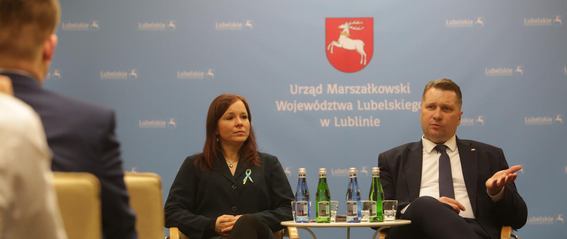 Spotkanie ministra Przemysława Czarnka z przedstawicielami samorządów studenckich z województw lubelskiego i podkarpackiego