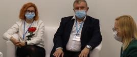 Minister Anna Moskwa na COP26 podczas spotkania z przedstawicielami związków zawodowych