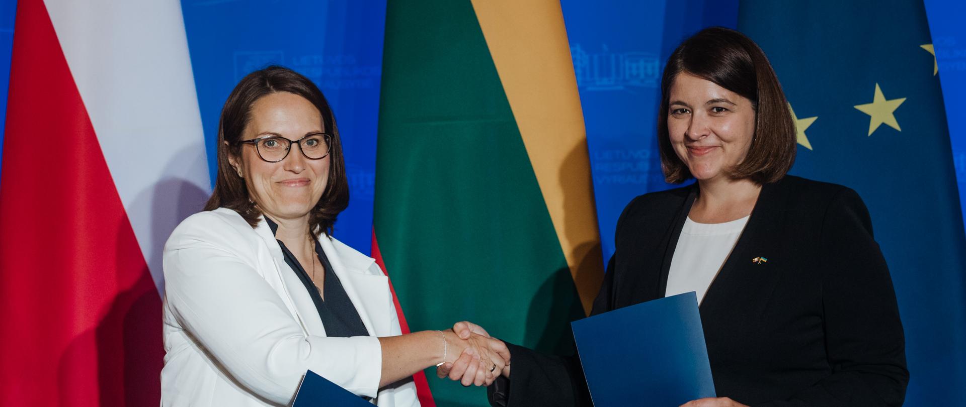 Minister finansów Magdalena Rzeczkowska podczas konsultacji polsko-litewskich