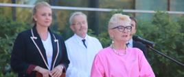 zdjęcie z konferencji prasowej dot. rozszerzenia osób uprawnionych do bezpłatnych badań mammograficznych