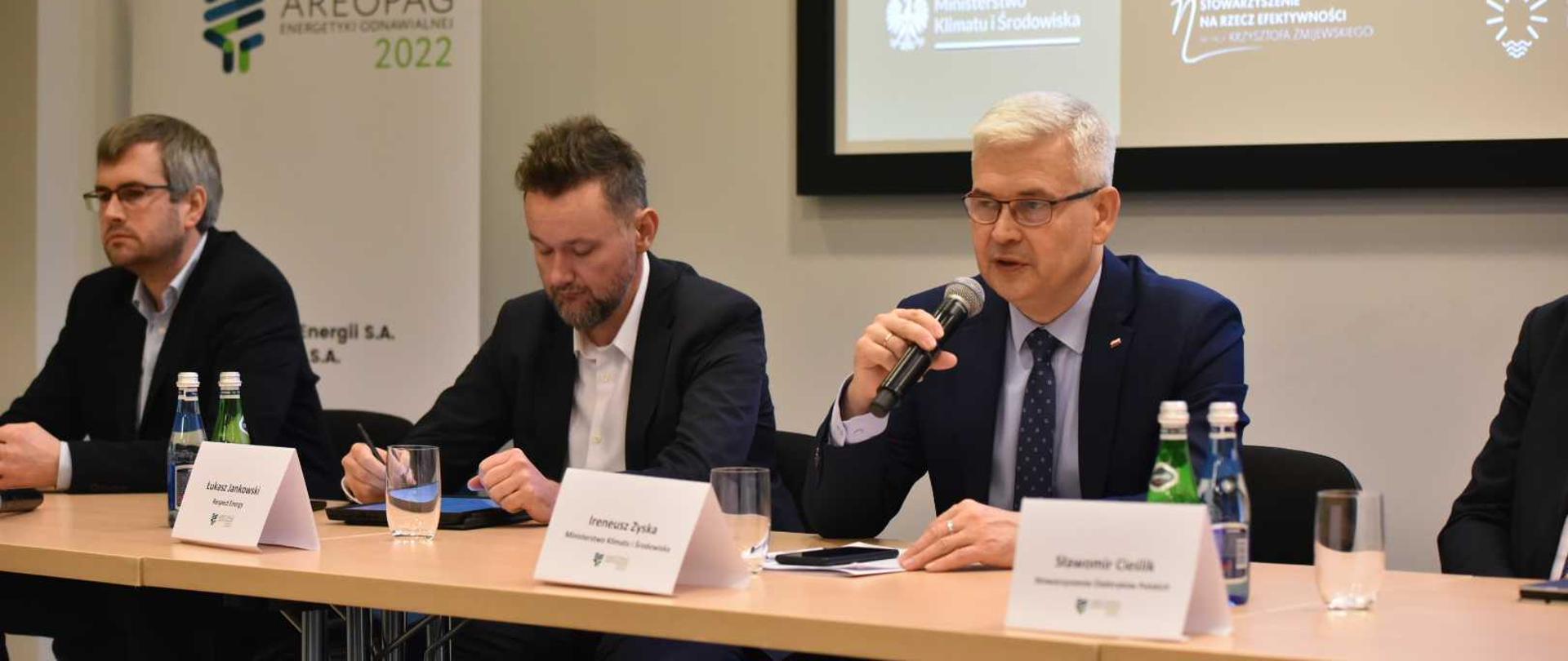 Wiceminister Ireneusz Zyska na konferencji Areopag Energetyki Odnawialnej