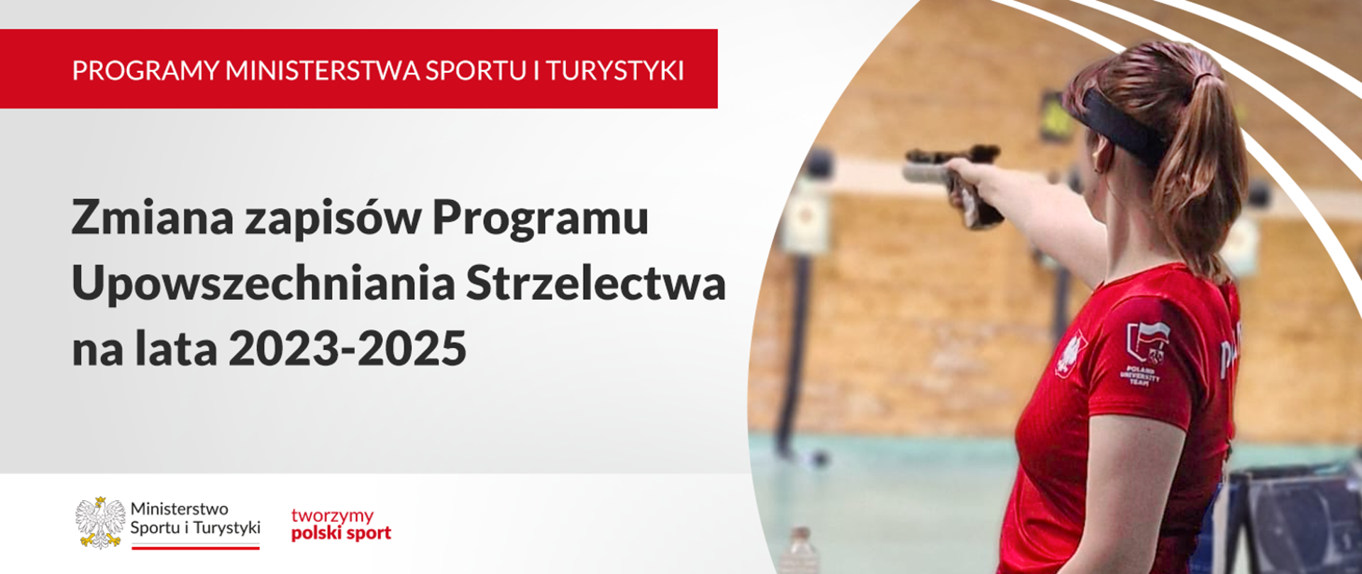 grafika Zmiana zapisów Programu Upowszechniania Strzelectwa na lata 2023-2025