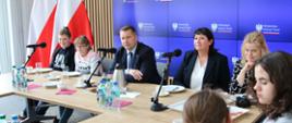 Szef MEiN spotkał się z wychowankami i opiekunami z Zespołu Szkół Specjalnych w Warcie
