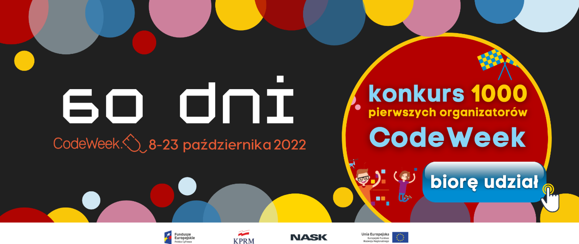 Zapraszamy do wzięcia udziału w Europejskich Dniach Kodowania, które odbędą się 8-23 października.