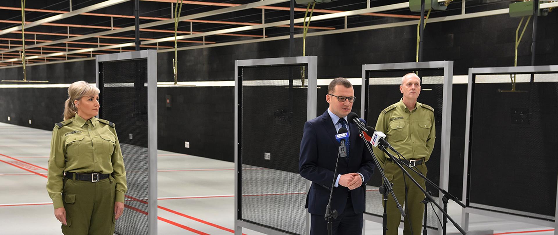 Otwarcie strzelnicy w Centralnym Ośrodku Szkolenia Straży Granicznej w Koszalinie