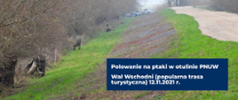 Myśliwi polujący na ptaki w otulinie PNUW