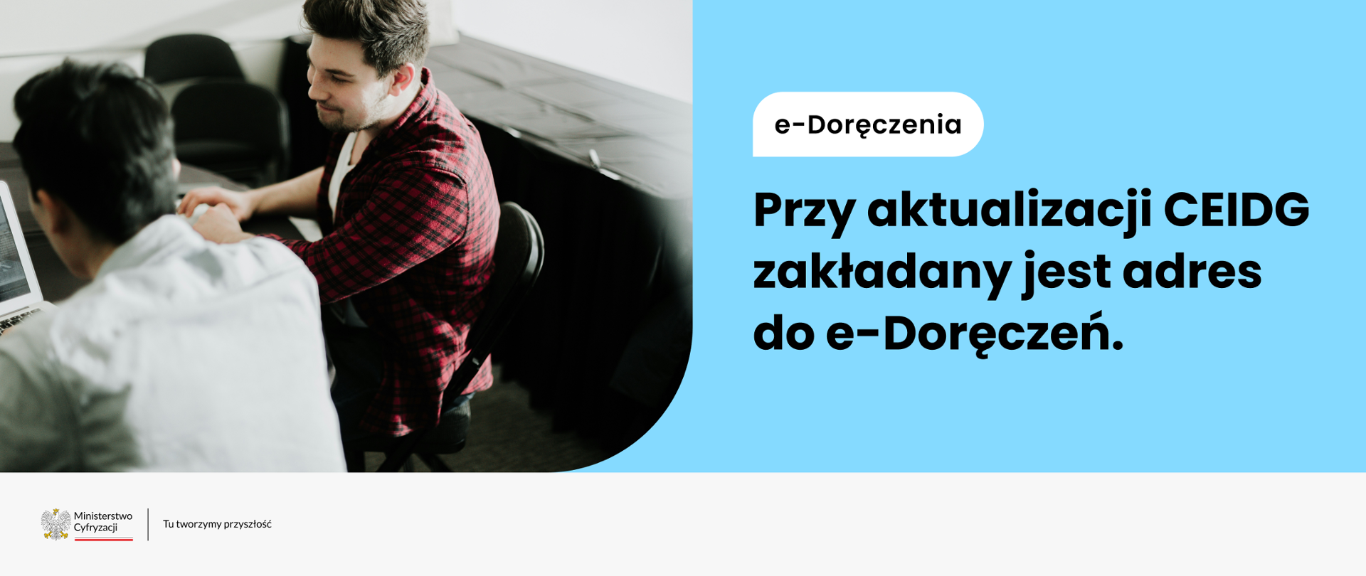 e-Doręczenia. Przy aktualizacji CEIDG zakładany jest adres do e-Doręczeń.