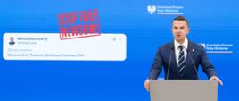 Konferencja prasowa po posiedzeniu Rady Ministrów