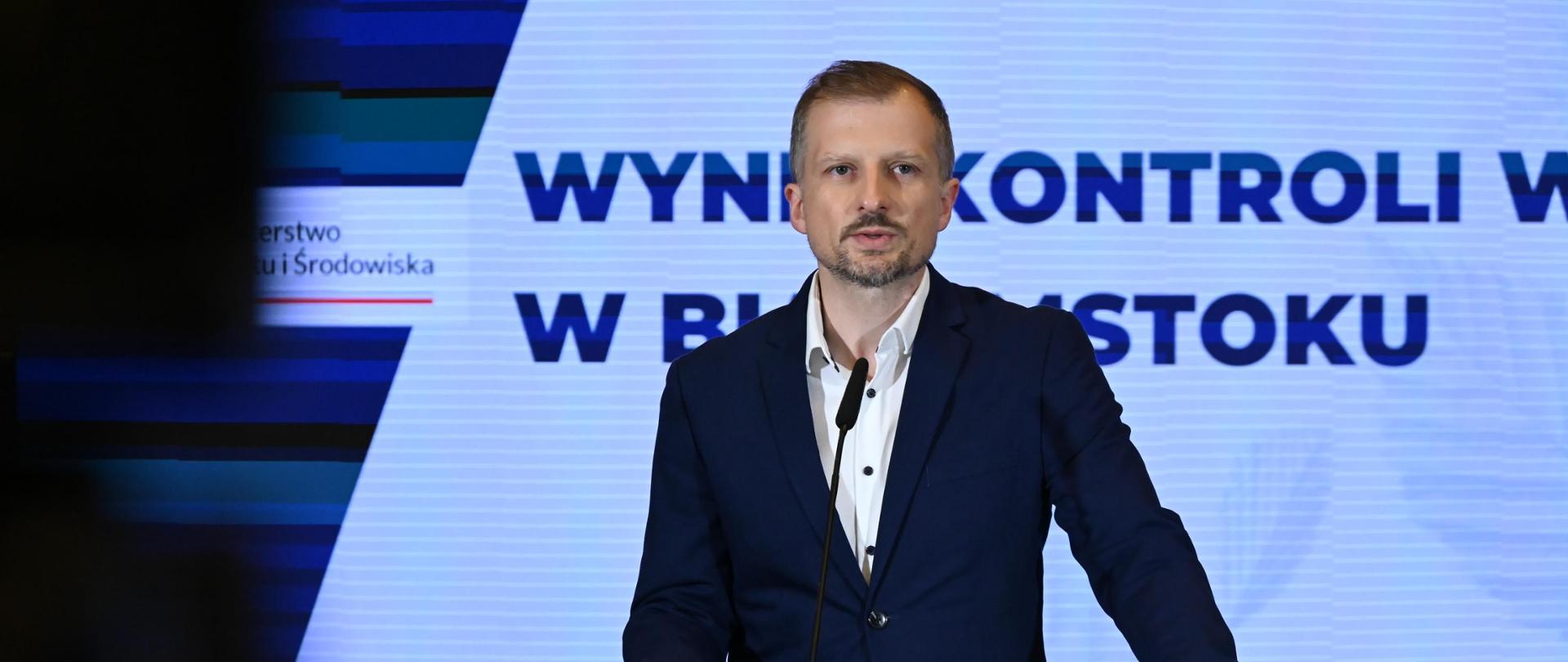Wiceminister klimatu i środowiska Mikołaj Dorożała
