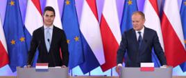 Spotkanie Premiera Donalda Tuska z Premierem Królestwa Niderlandów Robem Jettenem