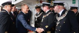 Premier Donald Tusk podczas inauguracji roku akademickiego Uniwersytetu Morskiego w Gdyni
