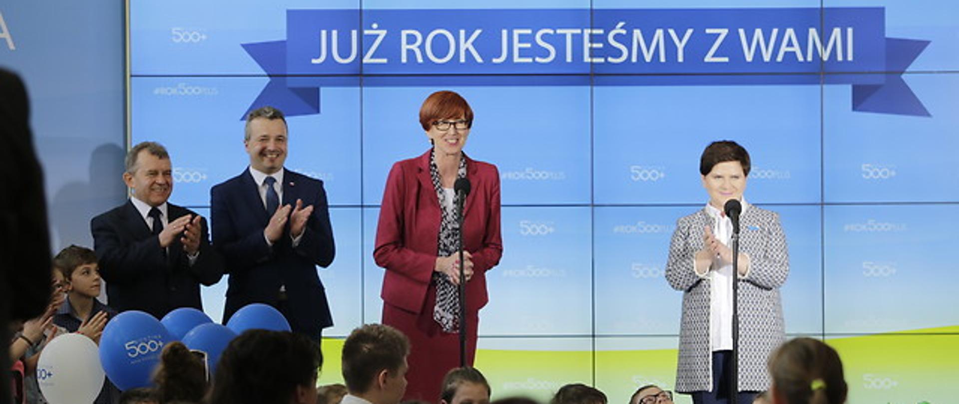 Pierwsze urodziny rządowego programu Rodzinna 500+ odbyły się w gminie Koneck