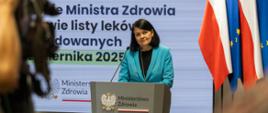 Na zdj. wiceminister zdrowia Katarzyna Kacperczyk.