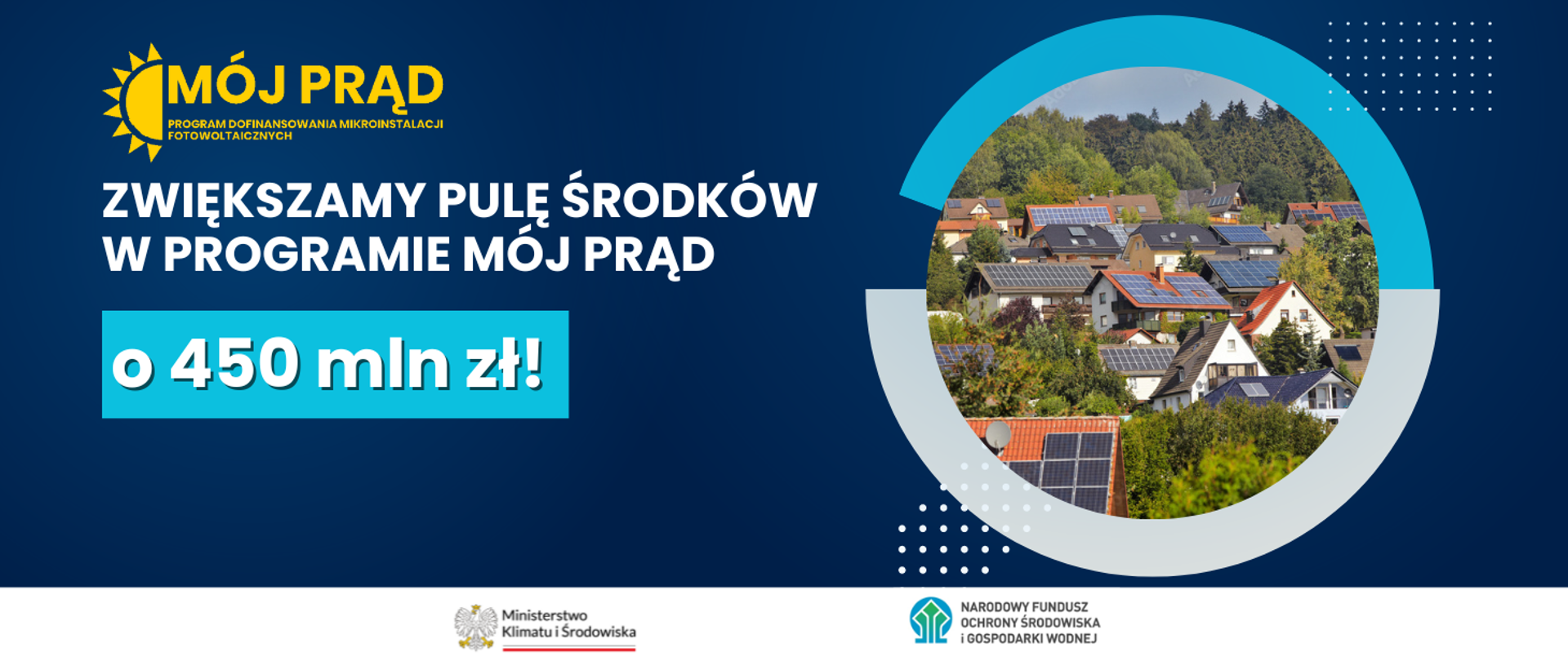 Zwiększamy pulę środków w programie Mój Prąd o 450 mln zł