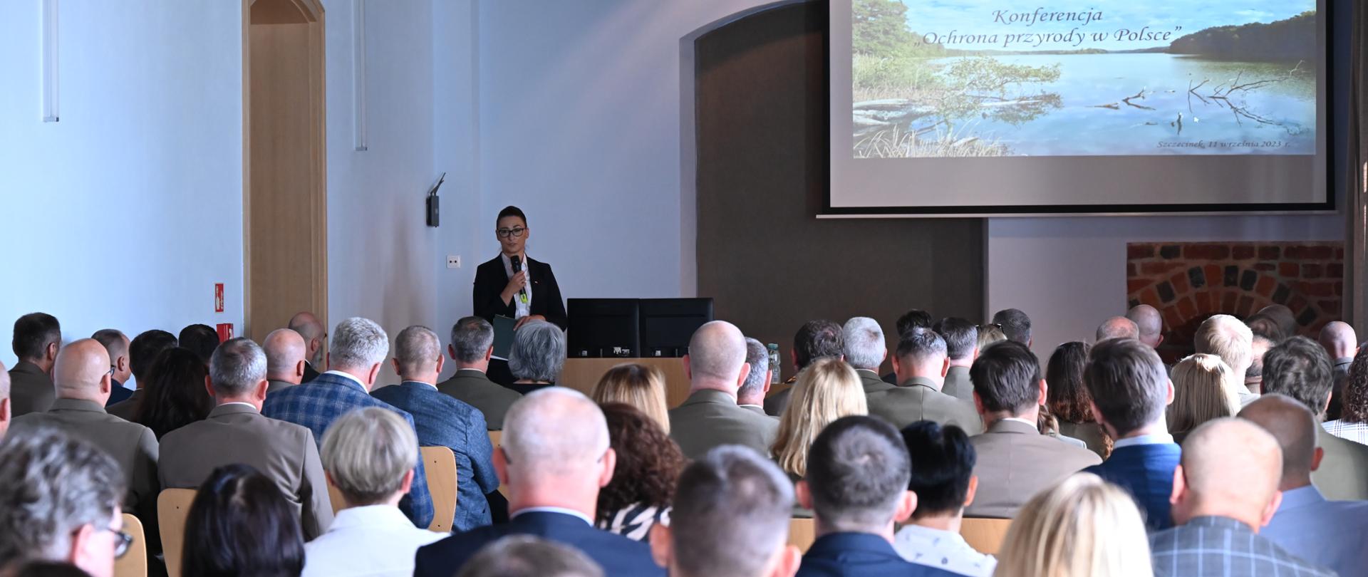 uczestnicy konferencji Ochrona przyrody w Polsce