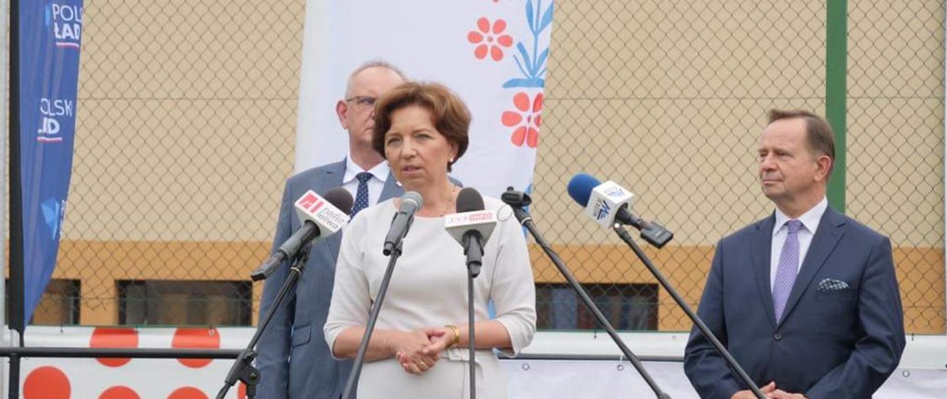 Wizyta Minister Marleny Maląg w Chorzelowie