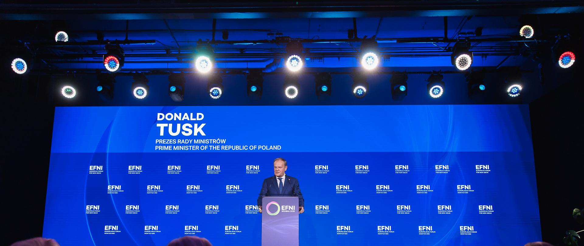 Premier Donald Tusk na Europejskim Forum Nowych Idei „Przyszłość pracy, praca przyszłości”