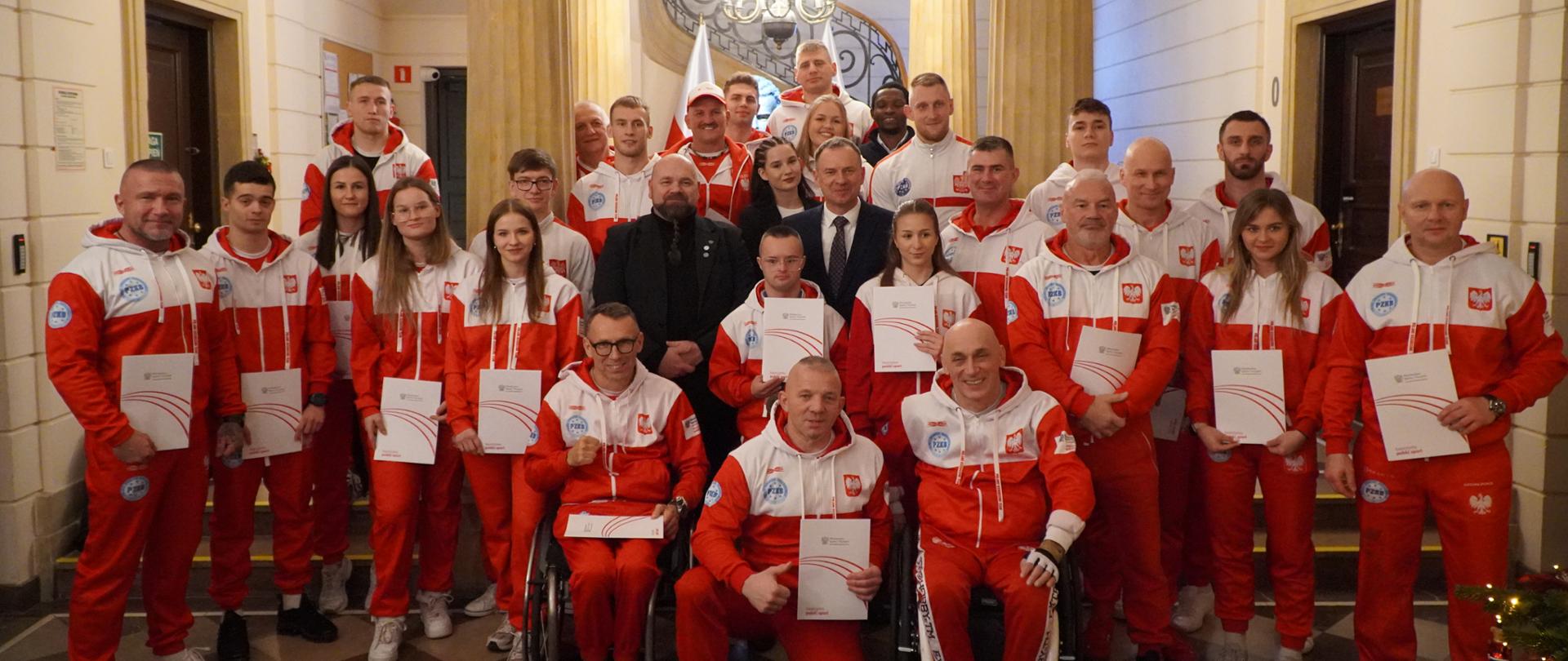 Spotkanie ministra Piotra Borysa z przedstawicielami Reprezentacji Polski w kickboxingu