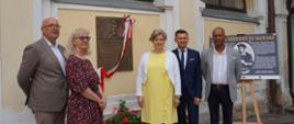 Odsłonięcie tablicy pamiątkowej Michała Sędziwoja