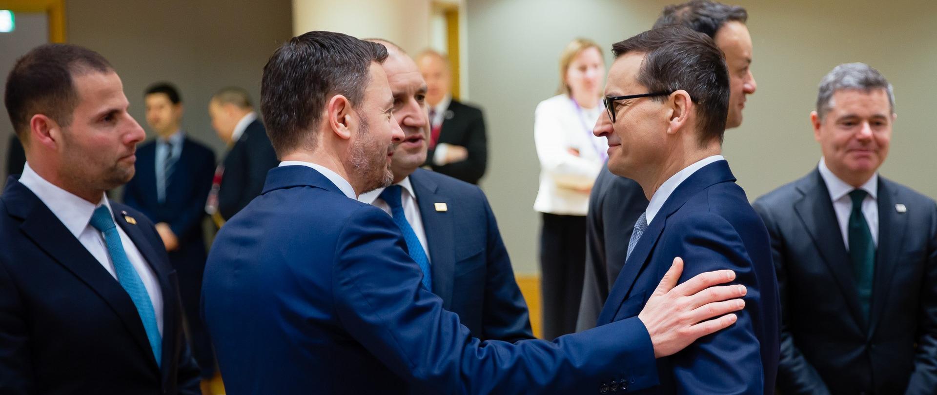 Premier Mateusz Morawiecki w Brukseli.