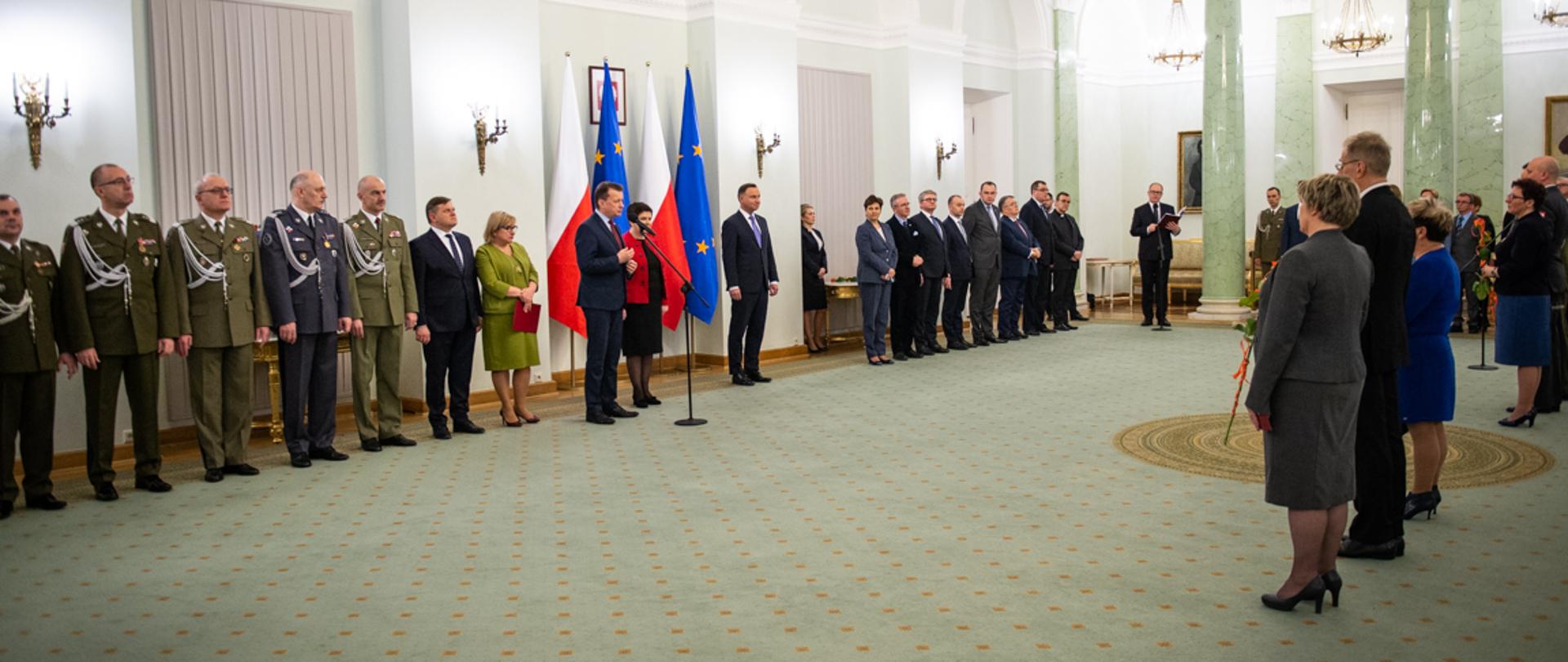 Wystąpienia Mariusza Błaszczaka Ministera Obrony Narodowej