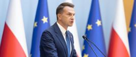 Konferencja prasowa rzecznika rządu Adama Szłapki