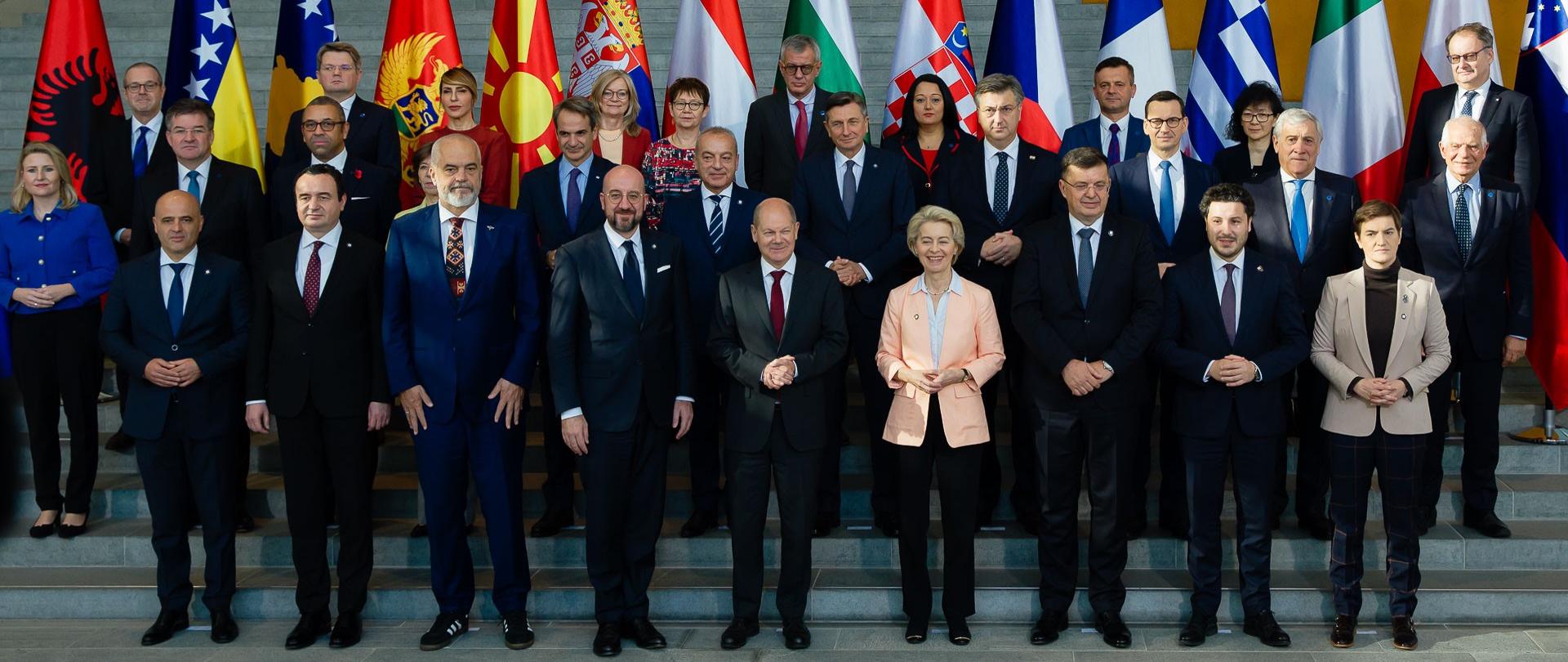 Premier Mateusz Morawiecki na spotkaniu liderów Procesu Berlińskiego na Szczycie Bałkanów Zachodnich w Berlinie.