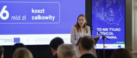 Na zdjęciu ministra kultury i dziedzictwa narodowego Marta Cienkowska podczas spotkania