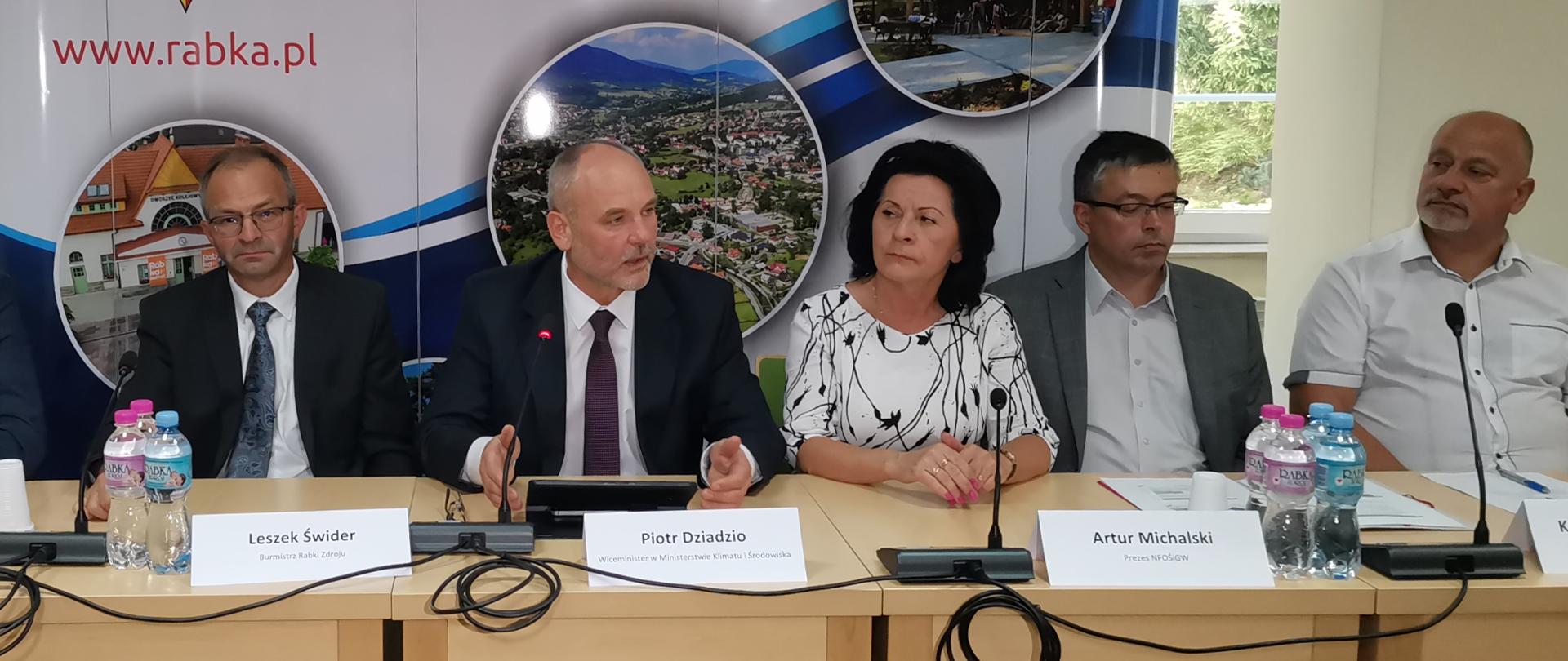 Minister Dziadzio na konferencji w Rabce Zdrój