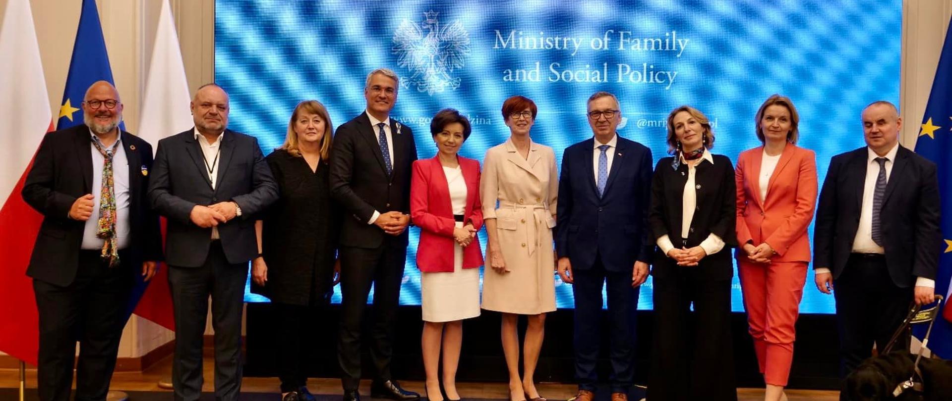 Spotkanie kierownictwa MRiPS z delegacją Parlamentu Europejskiego