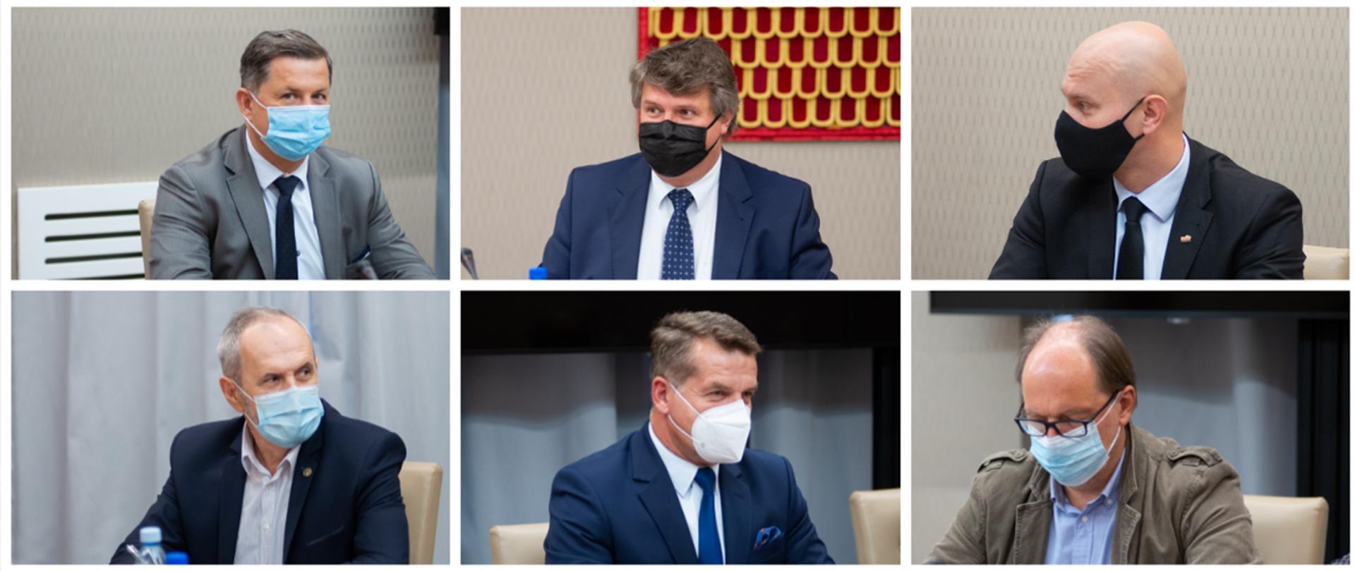 Spotkanie wiceministra Macieja Wąsika z przedstawicielami związków zawodowych zrzeszających funkcjonariuszy służb mundurowych MSWiA.