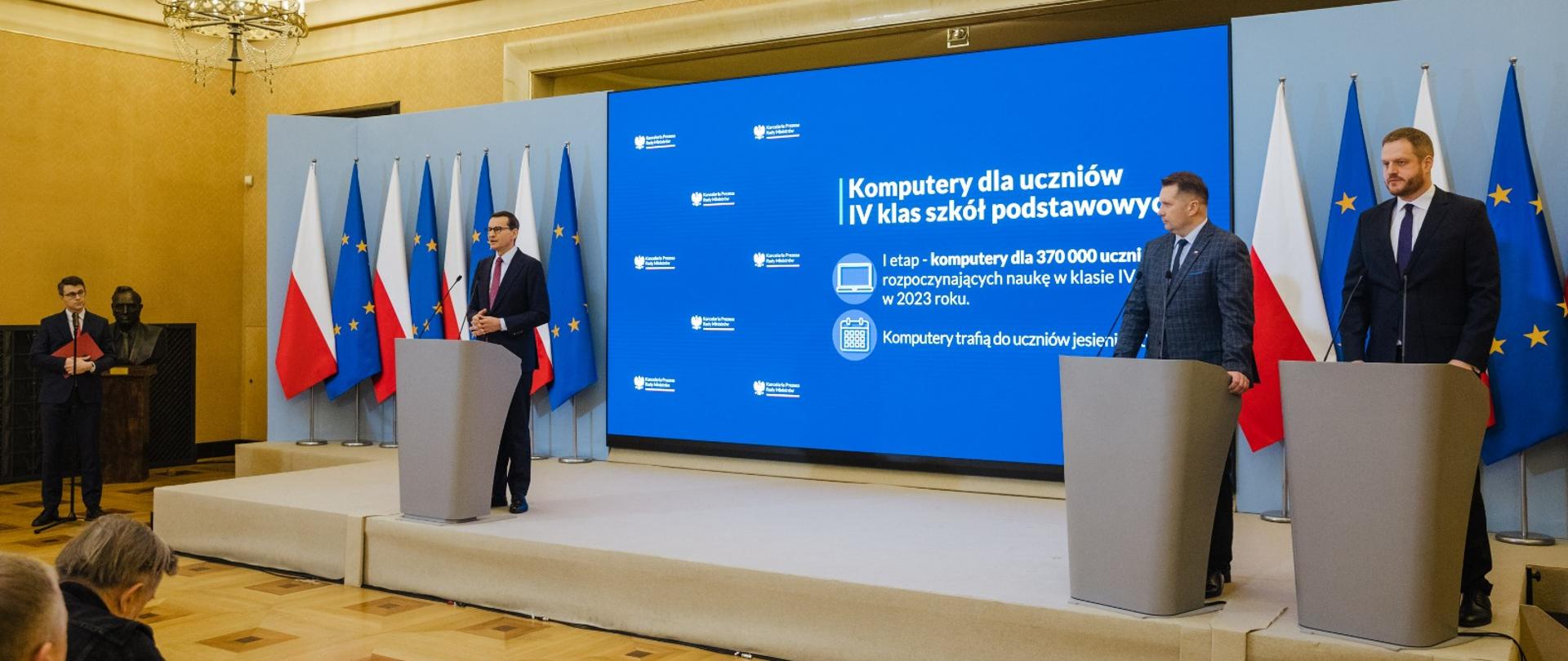 Inwestujemy w młodych – jesienią każdy czwartoklasista otrzyma sprzęt komputerowy do nauki