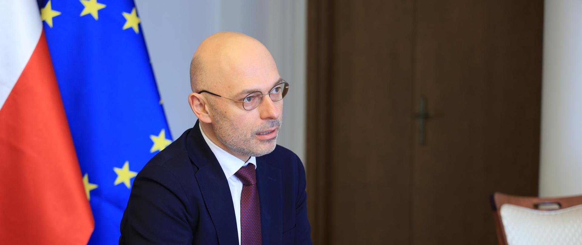 Minister klimatu i środowiska Michał Kurtyka na XII Klimatycznym Dialogu Petersberskim
