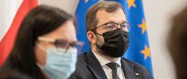 minister Grzegorz Puda i minister Małgorzata Jarosińska-Jedynak