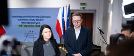Konferencja prasowa wiceminister zdrowia Katarzyny Kacperczyk na temat projektu nowej listy leków refundowanych obowiązującej od 1 stycznia 2026 r. 