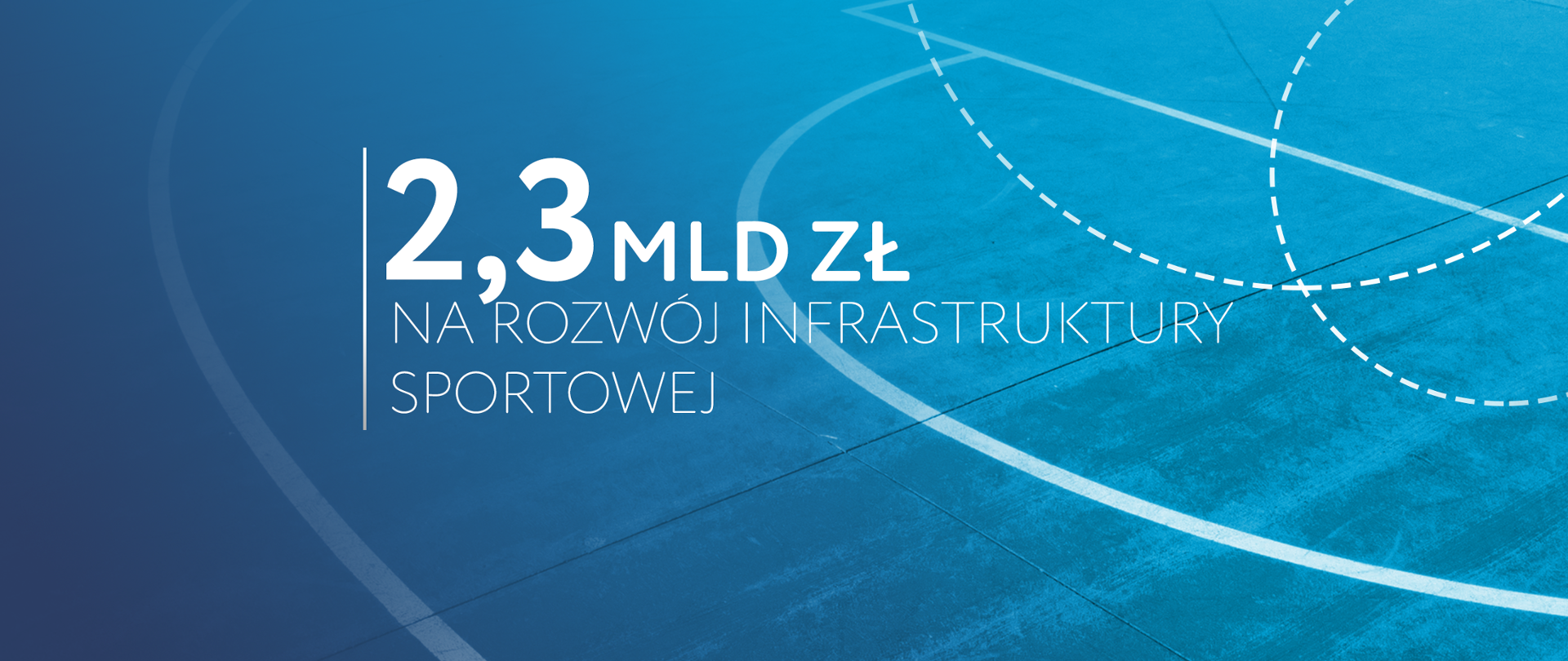 2,3 mld złotych na rozwój infrastruktury sportowej!