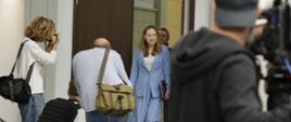 Na zdjęciu Pani minister Katarzyna Pełczyńska-Nałęcz podczas konferencji prasowej