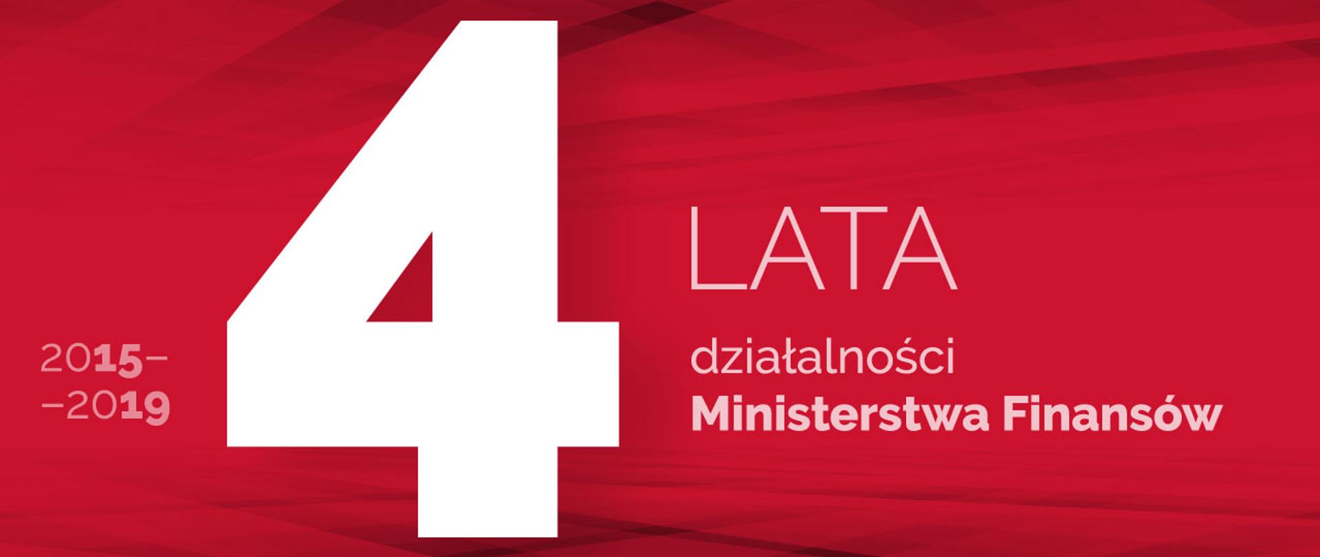 logotyp 4 lata działalności MF 
