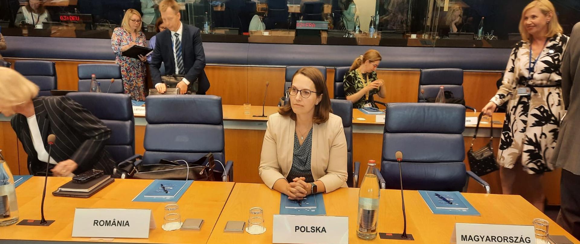 Minister Finansów Magdalena Rzeczkowska na Radzie ECOFIN w Luksemburgu