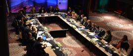 Wiceminister Małgorzata Golińska podczas ministerialnego spotkania stron Konwencji Karpackiej