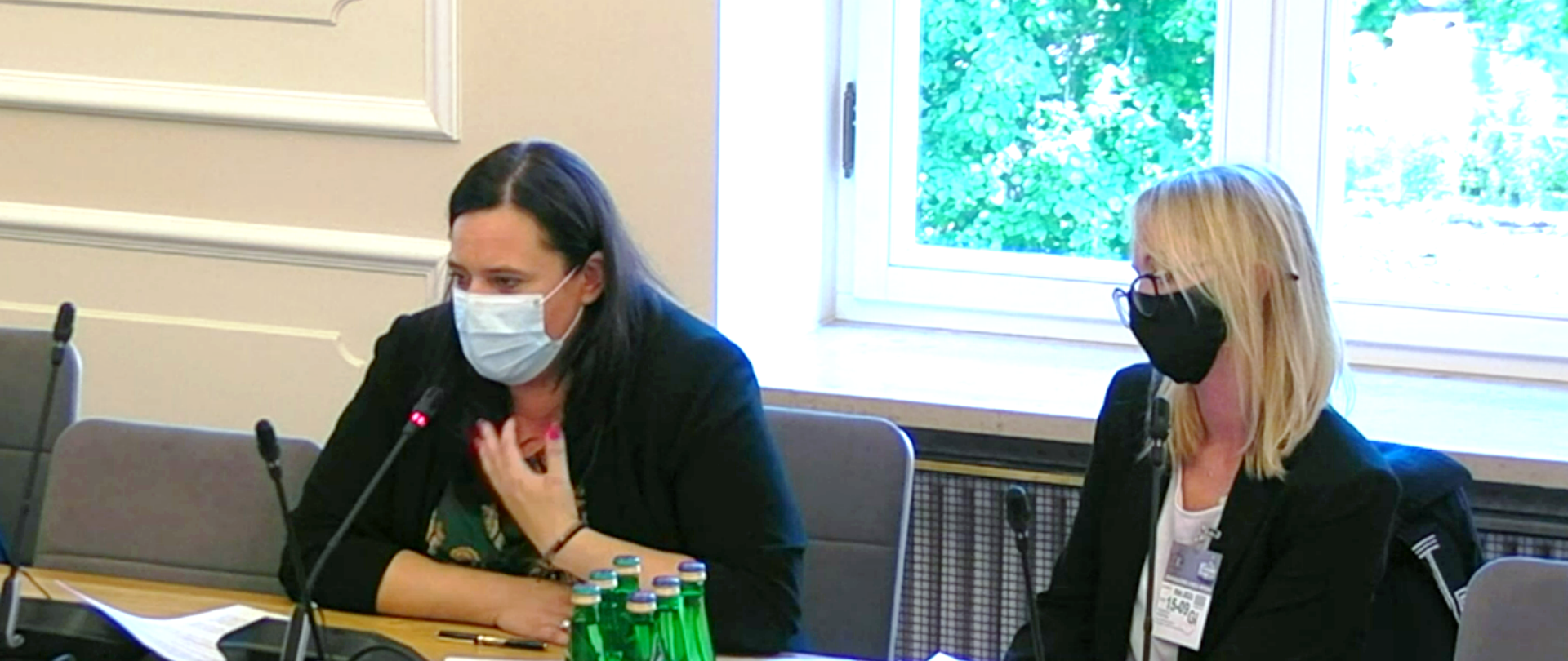 wiceminister Małgorzata Jarosińska-Jedynak podczas posiedzenia w Sejmie