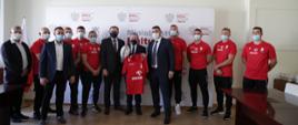Brązowi medaliści Ekstraligi rugby z wizytą w MKDNiS, fot. Jan Jechna