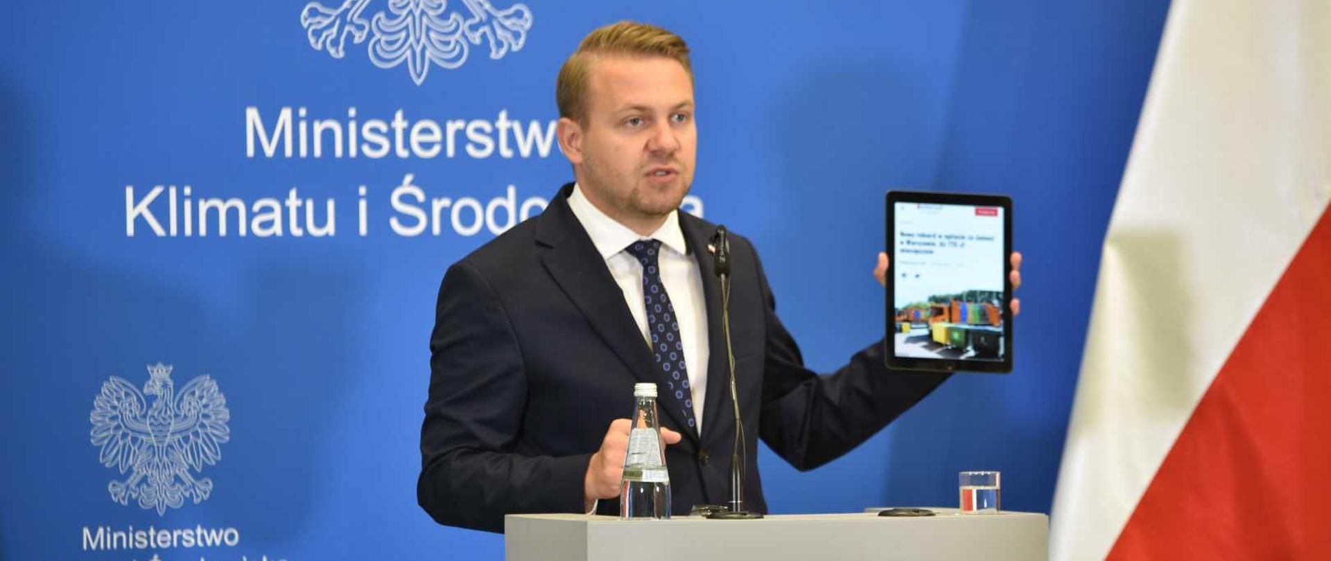 Wiceminister Jacek Ozdoba