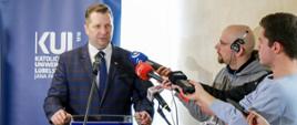 Centrum Studiów KUL dla Osadzonych – podpisanie listu intencyjnego z udziałem ministra Przemysława Czarnka