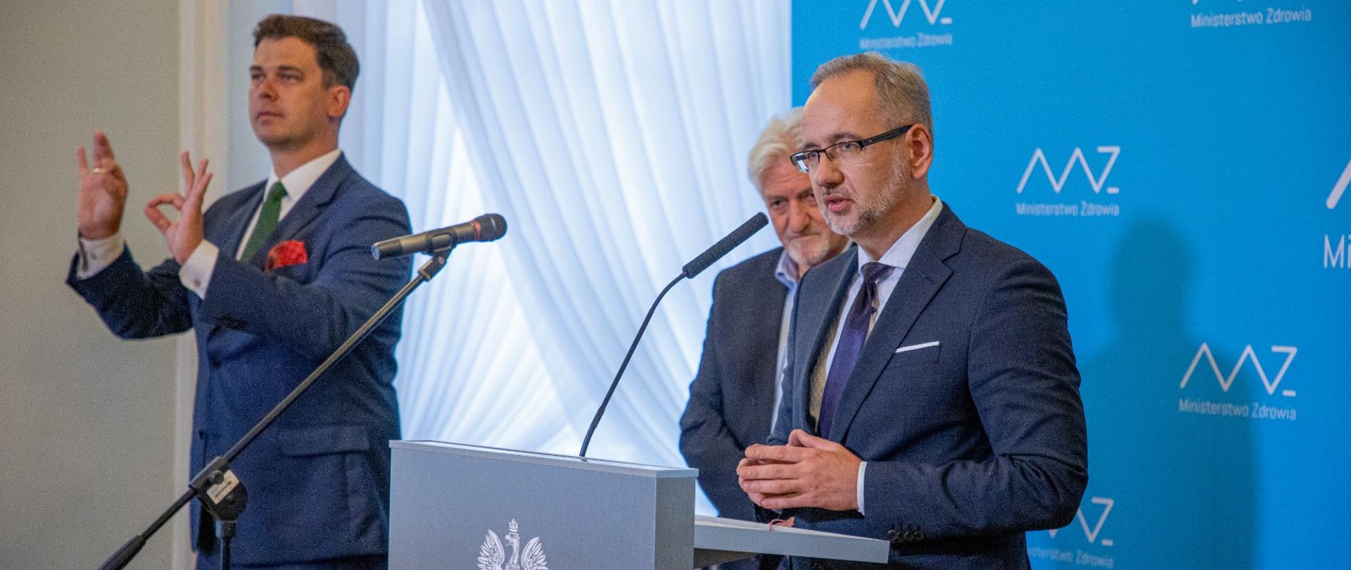 minister zdrowia Adam Niedzielski