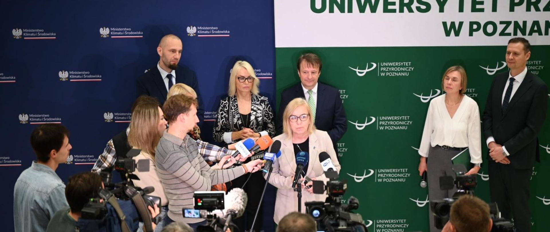 Ministra Paulina Hennig-Kloska podczas ogłoszenia Plebiscytu na Zwierzę Roku 2026